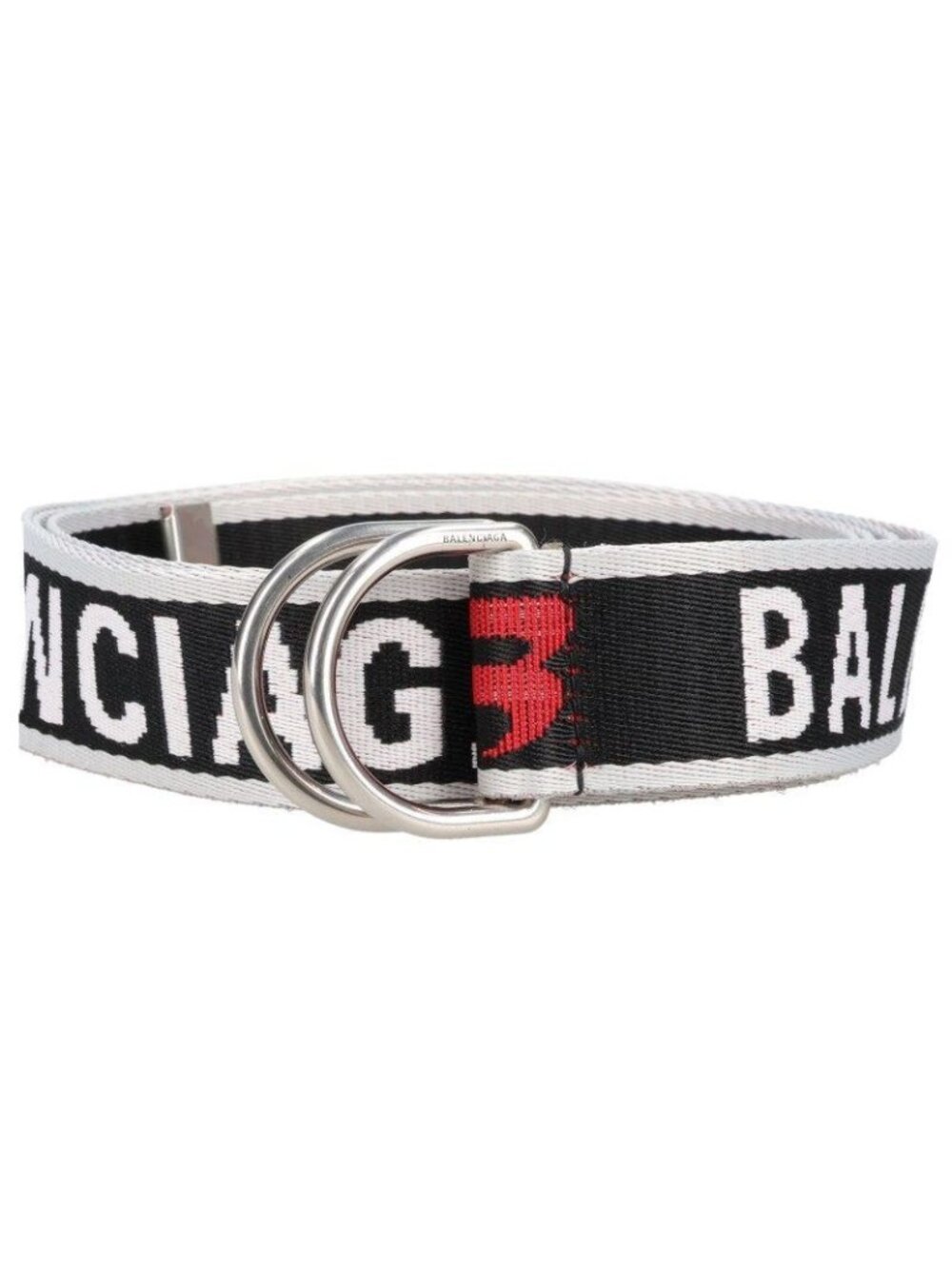 Balenciaga Logo D Ring Belt